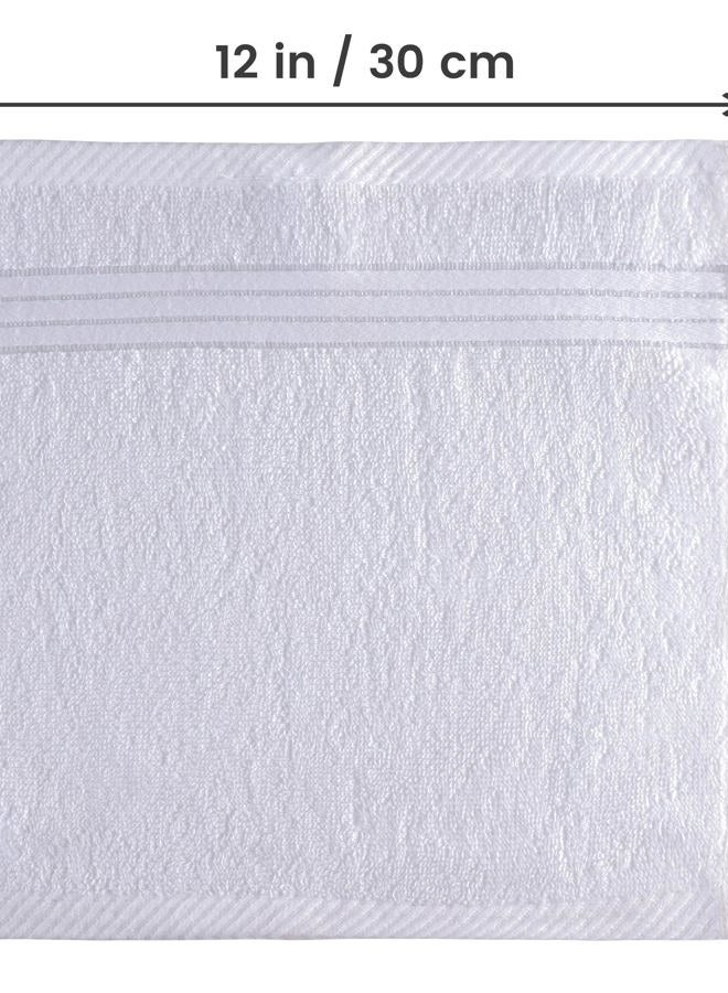 Utopia Towels 12 Pack Premium Wash Cloths Set, 12 by 12 Inches, 100% Cotton Ring Spun, Highly Absorbent and Soft Feel Washcloths for Bathroom, Spa, Gym, and Face, White - Image 2