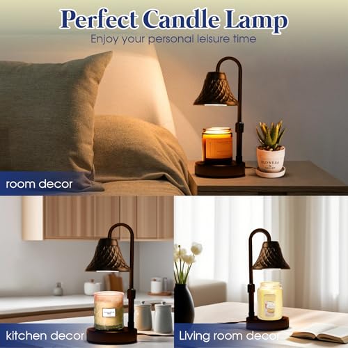 Banbanda Adjustable Candle Warmer Lamp with Timer: Birthday Gifts for Women fits All Candle Jar Home Decor - Wax Warmer for Scented Wax Gifts for Women - Image 3