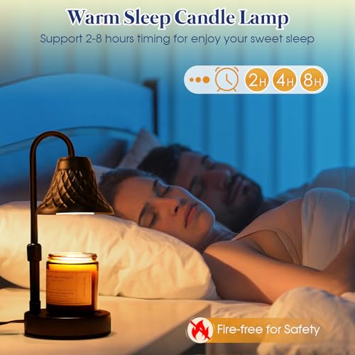 Banbanda Adjustable Candle Warmer Lamp with Timer: Birthday Gifts for Women fits All Candle Jar Home Decor - Wax Warmer for Scented Wax Gifts for Women - Image 5