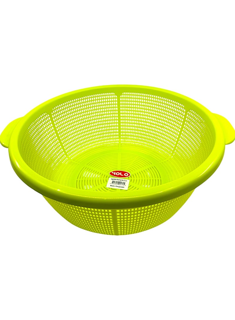 YOLO Multi Purpose Plastic Stainer Colander Washing Net for Fruits, Vegetable and Meat -37cm - Image 2
