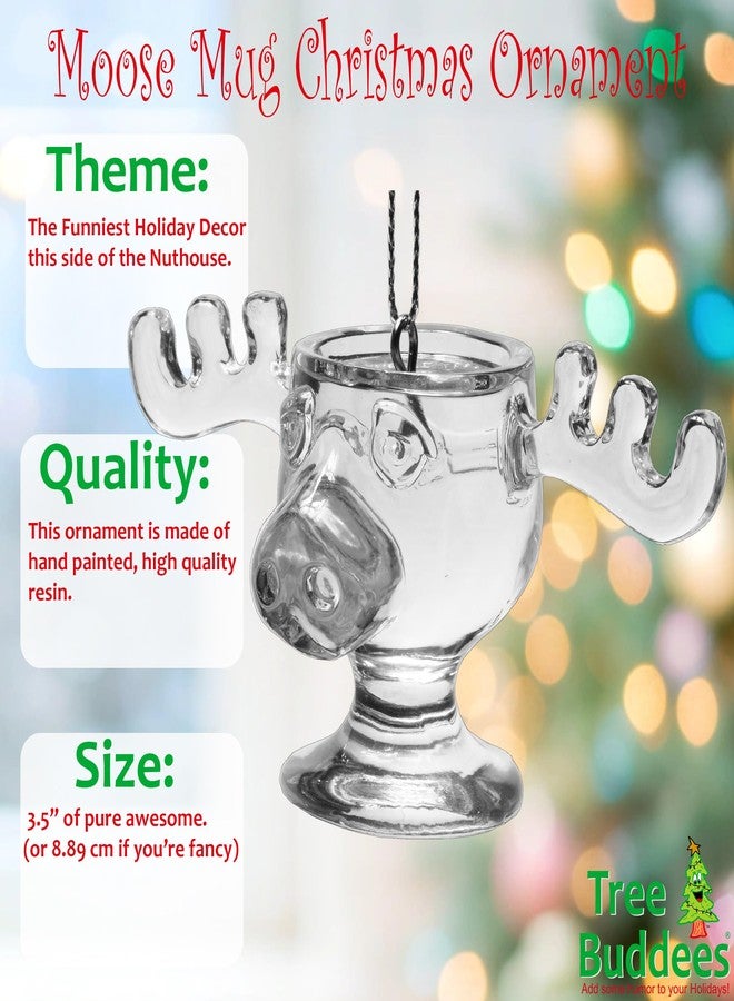 Tree Buddees Moose Face Funny Christmas Ornament Decoration - Image 2