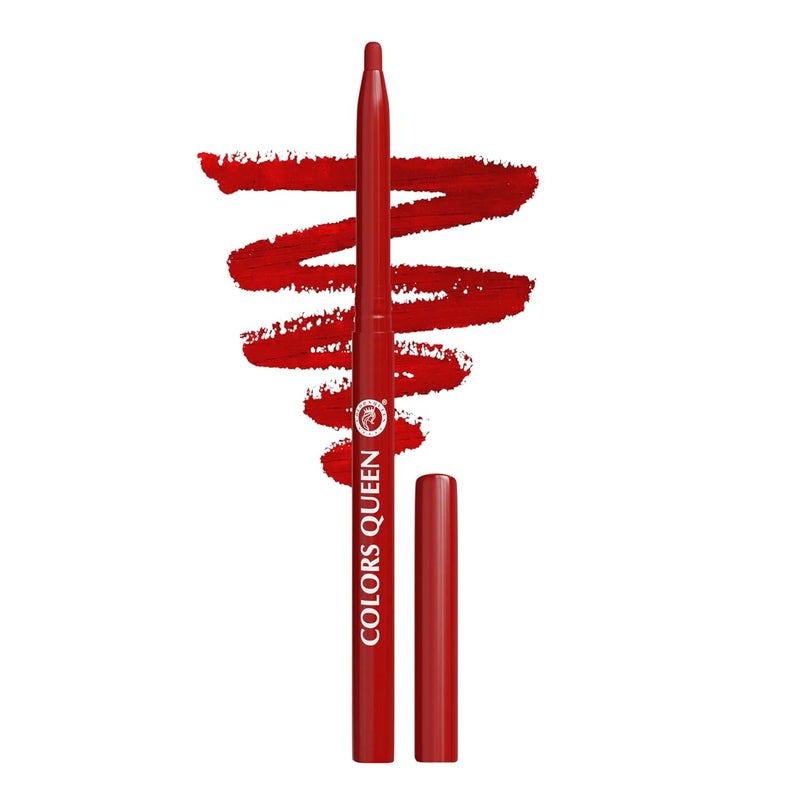 COLORS QUEEN COLORS QUEEN Extreme Color Kajal  02 True Red 04G  Smooth One Stroke Application Ultra Creamy Texture  Non Transfer Smudge Proof Water Proof Kajal  For Women Last Up To 16 Hrs - Image 1