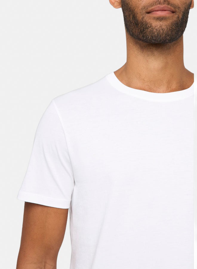 Essentials, regular fit t shirt for men white - Image 3