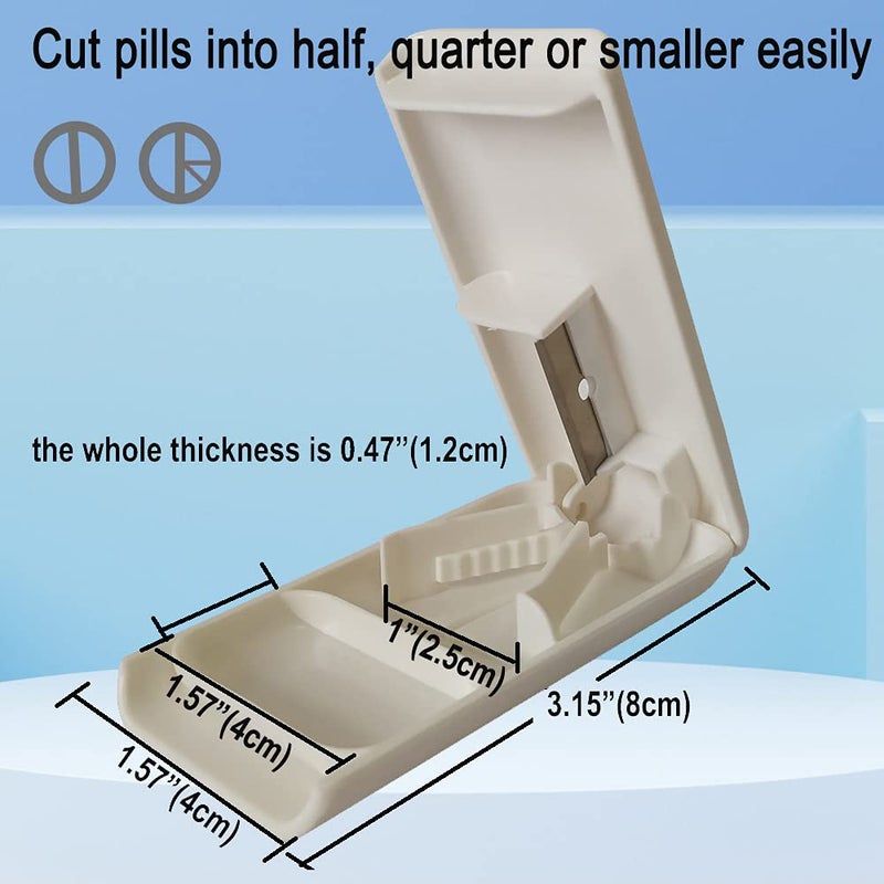 كواجو Coagu Bear Pill Crusher & Splitter Kit-Combo خالية من BPA للحبوب/الأجهزة اللوحية - Image 3