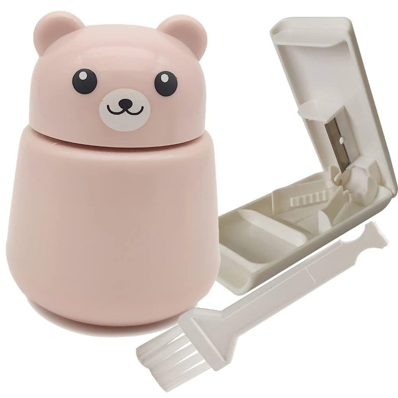 كواجو Coagu Bear Pill Crusher & Splitter Kit-Combo خالية من BPA للحبوب/الأجهزة اللوحية - Image 1