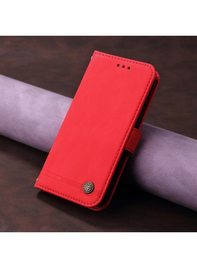 اس-توب جراب هاتف Realme 14 Pro+ Global Skin Feel Life Tree Metal Button Leather - Image 2