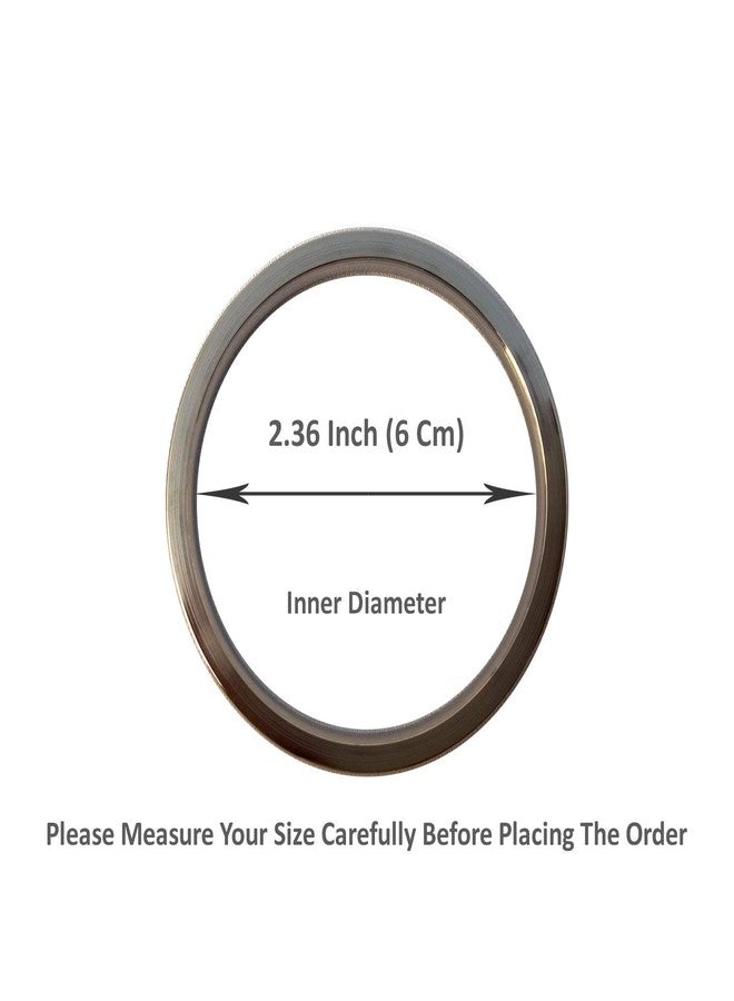 Bismaadh Amritsar Sterling Stainless Steel Kada For Men 7mm thickness, 6.1cm - Image 4