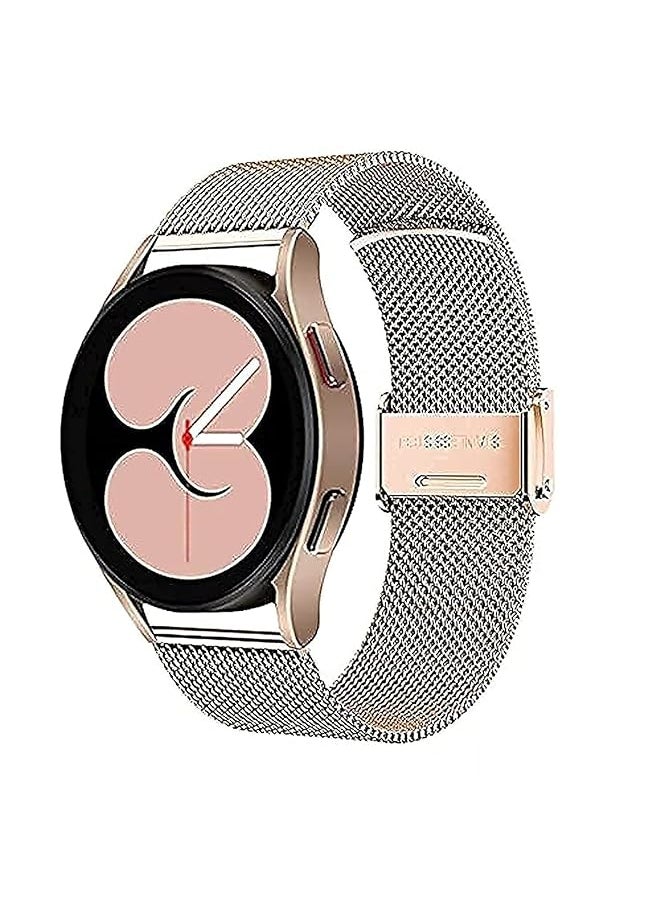Dado - Milanese Replacment Band Compatible With Samsung Galaxy Watch 6 Classic 47 43Mm 5 Pro 45Mm 4 Classic 46 42Mm Watch 6 5 4 44 40Mm Mesh Type Stainless Steel Band With Buckle - Image 1