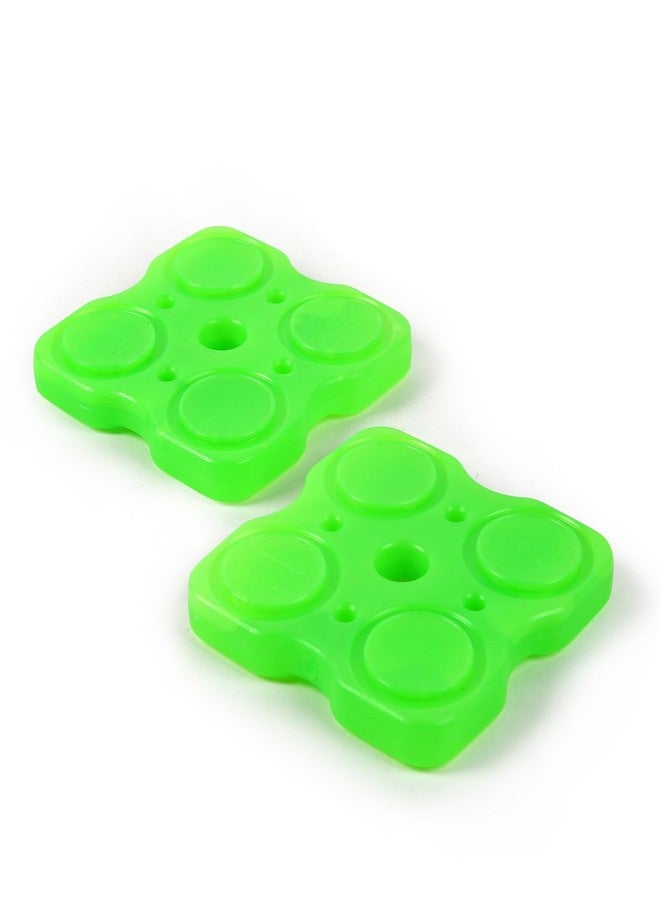 Arctic Zone Interlocking Ice Bricks - (2-Pack) Double-Sided Ice Bricks - Snaps Onto Container Lids - Green - Image 1