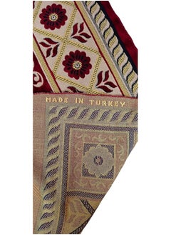 ALSAQER Alsaqer Turkey Premium Quality Majlis Mat | Majlis Carpet (1.4x2 Mtr) | Soft, Shine, Desert Mat, Camping Mat, Picnic Mat, Camping Rug, Travel Mat, Rug for Living Room, Office - Assorted Design  - Image 5