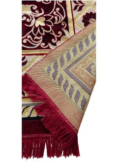 ALSAQER Alsaqer Turkey Premium Quality Majlis Mat | Majlis Carpet (1.4x2 Mtr) | Soft, Shine, Desert Mat, Camping Mat, Picnic Mat, Camping Rug, Travel Mat, Rug for Living Room, Office - Assorted Design  - Image 4