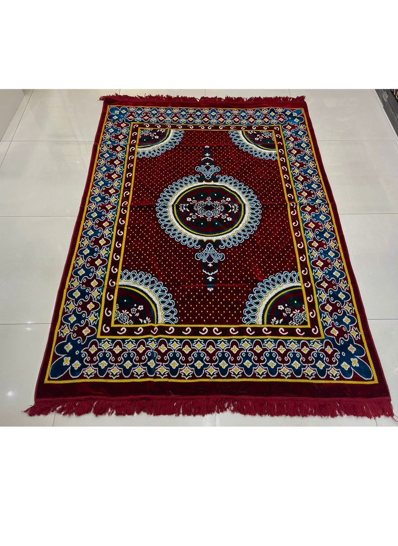 Alsaqer Turkey Premium Quality Majlis Mat | Majlis Carpet (1.4x2 Mtr) | Soft, Shine, Desert Mat, Camping Mat, Picnic Mat, Camping Rug, Travel Mat, Rug for Living Room, Office - Assorted Design - pzsku/ZCEDE15A8EC19FB5B820FZ/45/_/1739767255/35d97f30-d997-43a3-be03-30bf455f4ab0