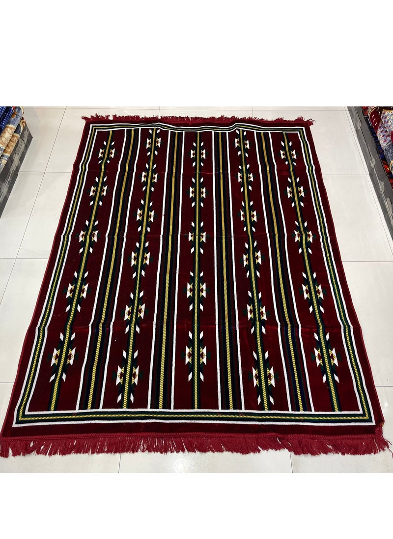 Alsaqer Turkey Premium Quality Majlis Mat | Majlis Carpet (1.4x2 Mtr) | Soft, Shine, Desert Mat, Camping Mat, Picnic Mat, Camping Rug, Travel Mat, Rug for Living Room, Office - Assorted Design - pzsku/ZCEDE15A8EC19FB5B820FZ/45/_/1739767265/79c4477f-c026-4e7b-a5a0-6c5dfae4d271