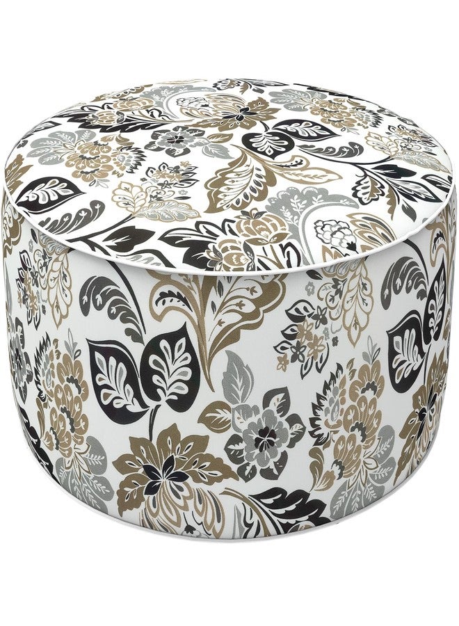 LVTXIII Inflatable Stool Ottoman Footrest with Handle, Decorative Fade-Resistant Foot Stool, Indoor or Outdoor Pouf for Home Garden and Camping Use, 21x21x9, Dailey Tan - Image 1