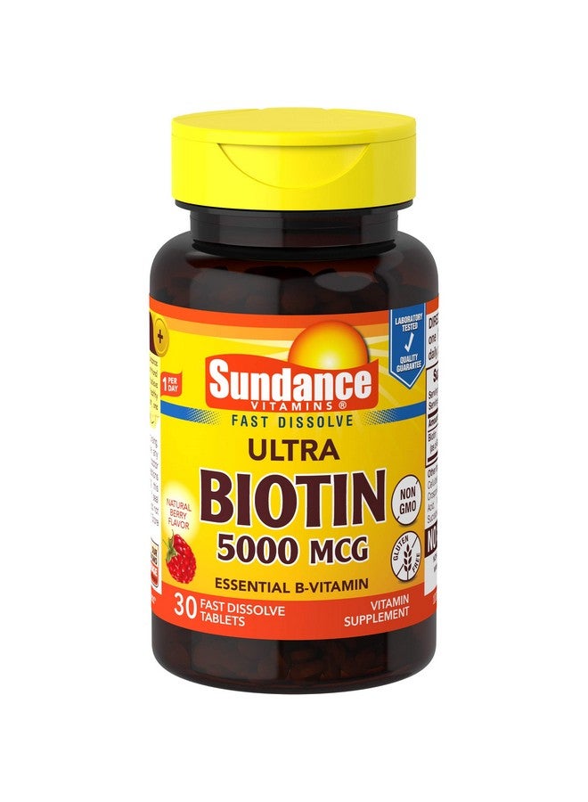 Sundance Biotin 5000 Mcg Tablets 30 Count - Image 2