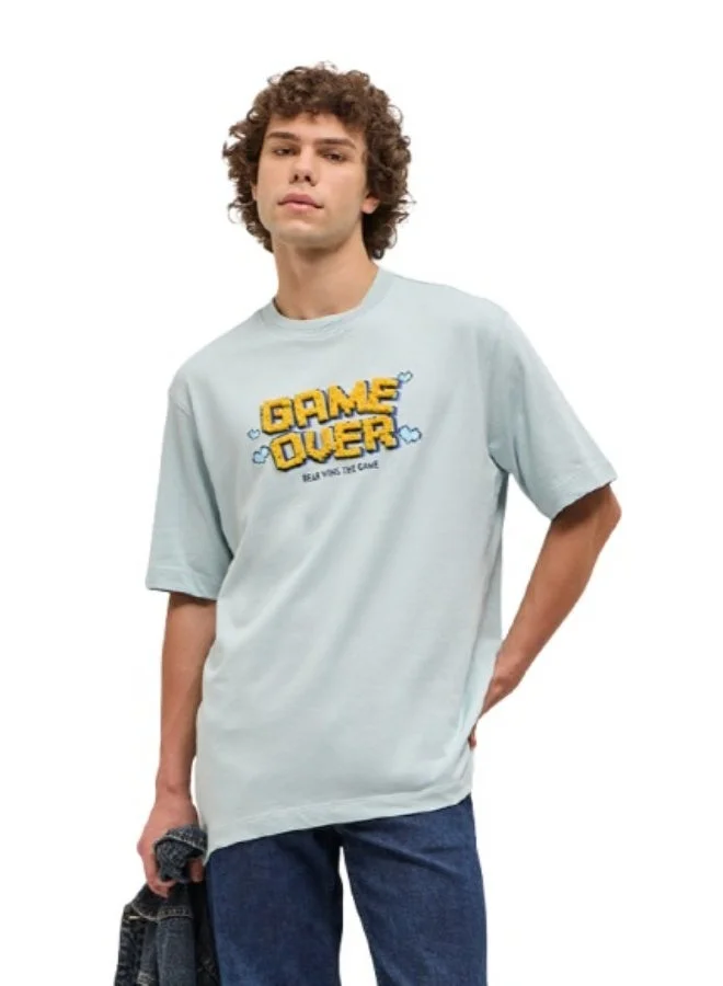 THE BEAR HOUSE Men’s Cotton T-Shirt – Soft, Breathable & Comfortable, Perfect for Casual Wear, Ideal for Everyday & Summer