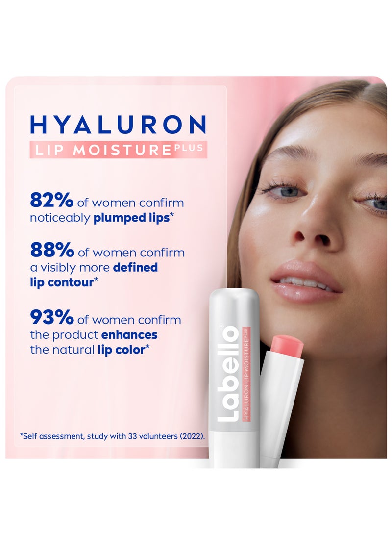 Labello Lip Balm Hyaluron Moisture Plus Sheer Rose 5.2g - Image 4