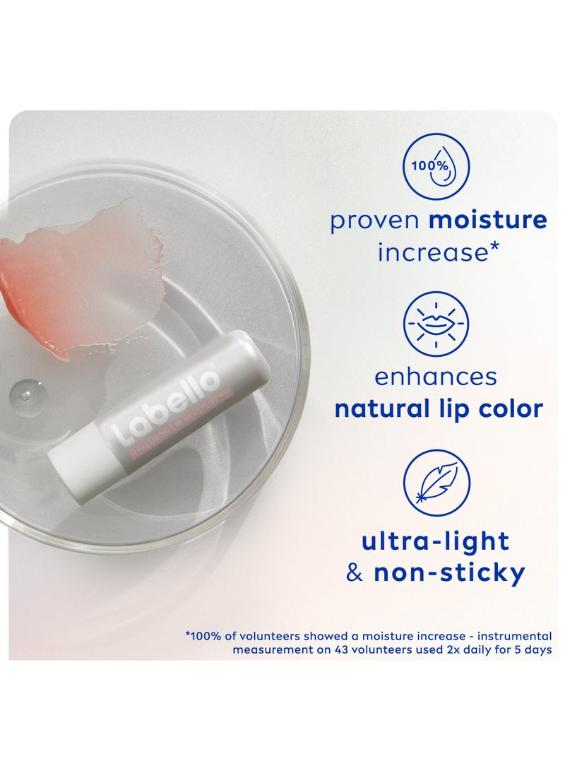 Labello Lip Balm Hyaluron Moisture Plus Sheer Rose 5.2g - Image 2
