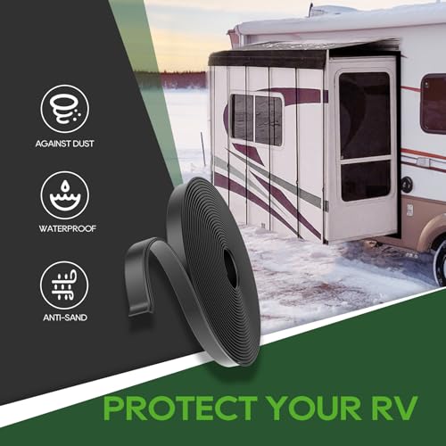 RVGUARD 30FT RV Slide Out Seal, Waterproof RV Seal Replacement for RVs, Travel Trailers and 5th Wheels, L-Shaped - Image 2