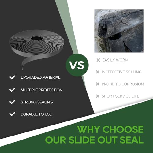 RVGUARD 30FT RV Slide Out Seal, Waterproof RV Seal Replacement for RVs, Travel Trailers and 5th Wheels, L-Shaped - Image 5