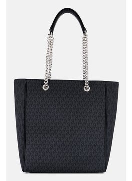 Michael Kors Women Brand Logo Tote Bag 34 H x 30 L x 8 W cm, Black  - Image 3