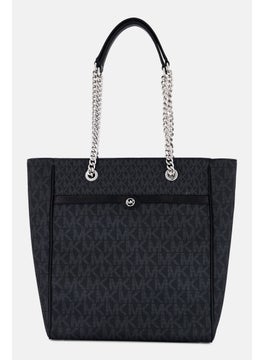 Michael Kors Women Brand Logo Tote Bag 34 H x 30 L x 8 W cm, Black  - Image 1