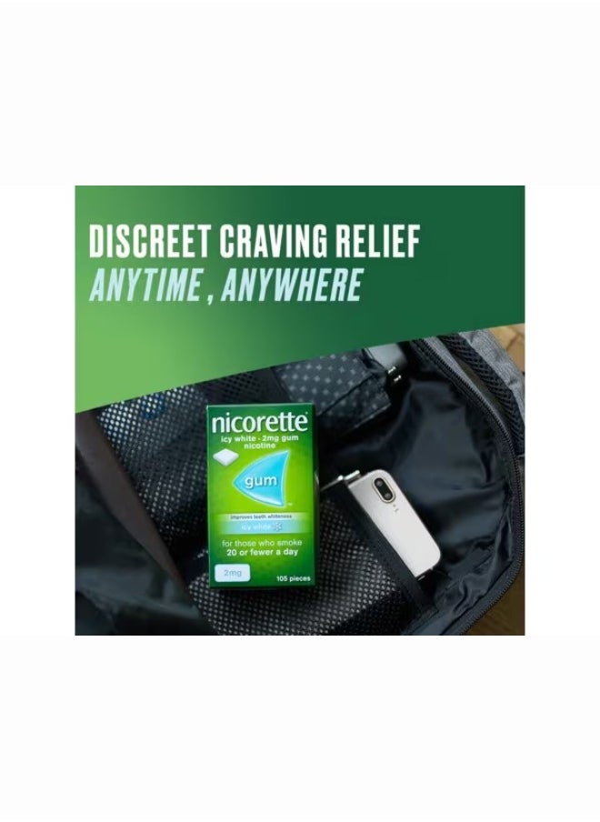 nicorette Fruitfusion 4 Mg Gum Nicotine 105 Pieces  - Image 3