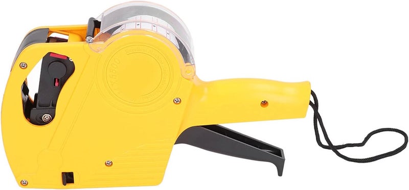 Portable 8 Digits Manual Labeling Machine Yellow Tag Maker For Home Use - Image 1