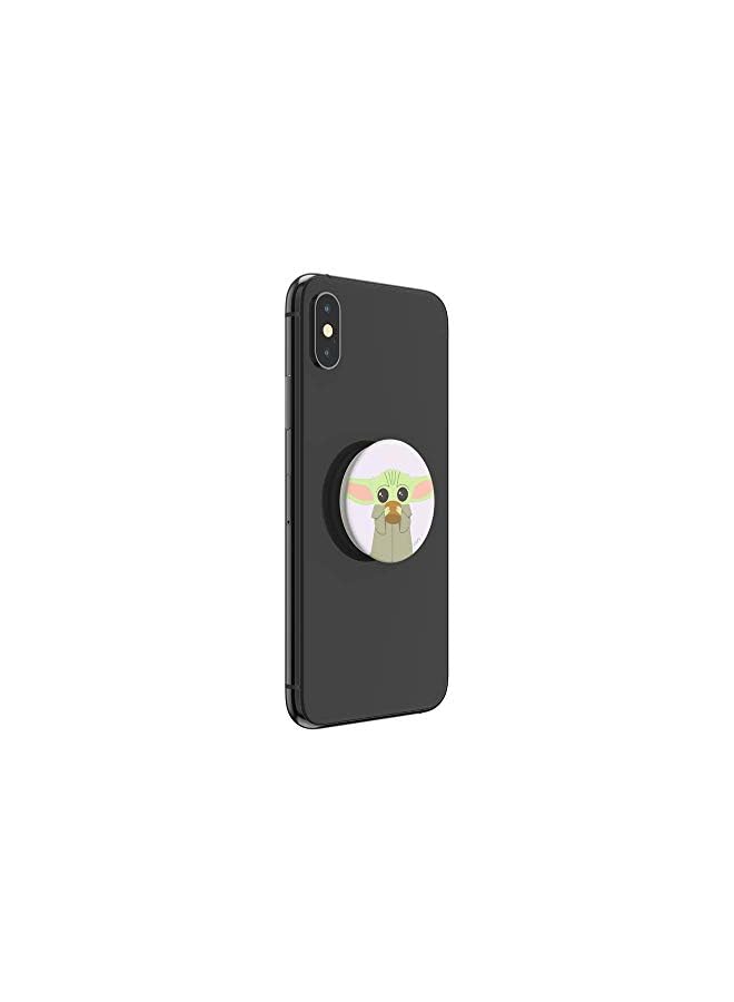 POPSOCKETS مقبض هاتف مع حامل قابل للتمدد، ومقبس منبثق للهاتف - Star Wars - The Child Tea (لامع) - Image 5