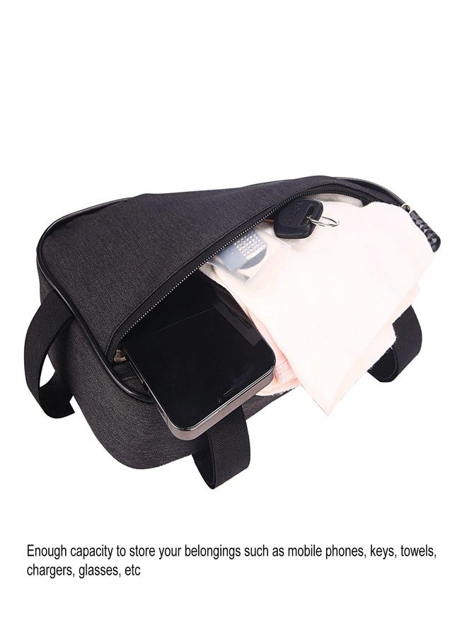 LILYXIN Triangle Bike Bag - Front Frame Triangle Bag, Cycling Accessory, Large Capacity, Portable Pouch (Pink) - Image 2