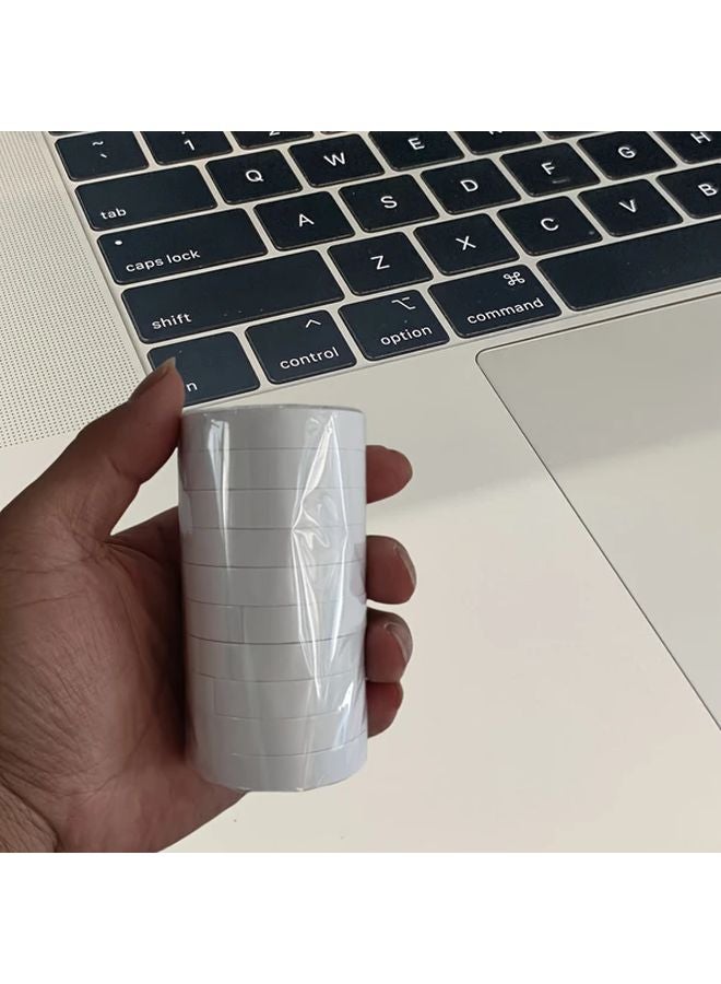 5pcs 1cm Double Sided Tape Strong Adhesive White 177 Inch Rolls for Office School DIY Crafts - Image 5