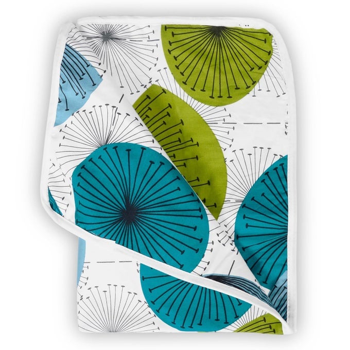 FLORET 100 COTTON SINGLE KIDS DOHAR 120 GSM SOFT LIGHTWEIGHT THROW BLANKET COZY BREATHABLE BEDDING ALLSEASON COMFORT 140 X 100 CM AQUA