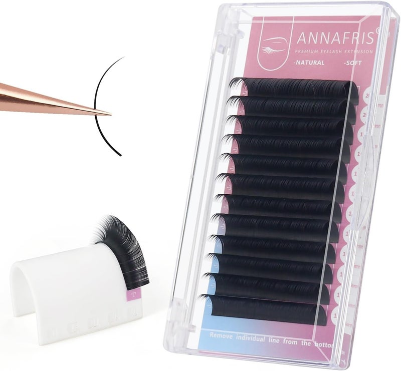 Eyelash Extension Individual 015mm C Curl 815mm Mix Lash Synthetic Classic Single False Lashes015C 815mm Mix