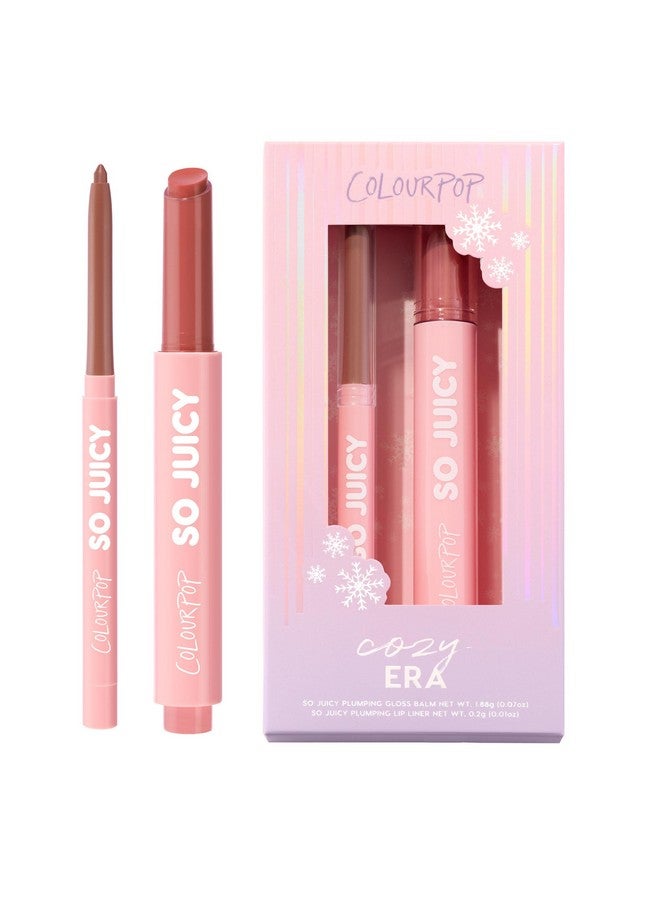 ColourPop Cozy Era So Juicy Plumping Gloss Balm & Plumping Liner Kit (2 Count) - Image 1
