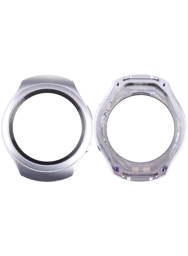 erorex Original LCD Screen Frame Bezel Plate For Samsung Galaxy Watch Gear S2 SM-R720 (Silver) - Image 1