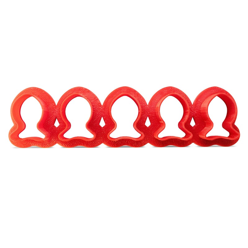 CookieCutter.com Mini Goldfish Cracker Cookie Cutter 1 Inch - 3d Printed Plastic â€“ Made in the USA - CookieCutterCom Brand - Color May Vary Gold fish Cracker Cutter - Image 1