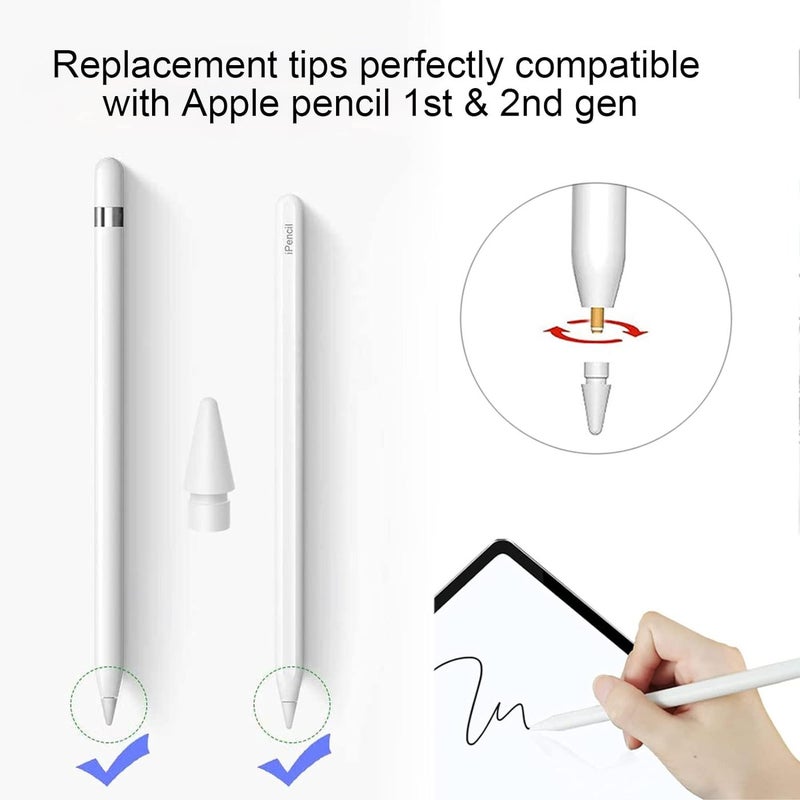 Apple Pencil 1st Gen Charging Adapter and Replacement Tips Set - Image 4
