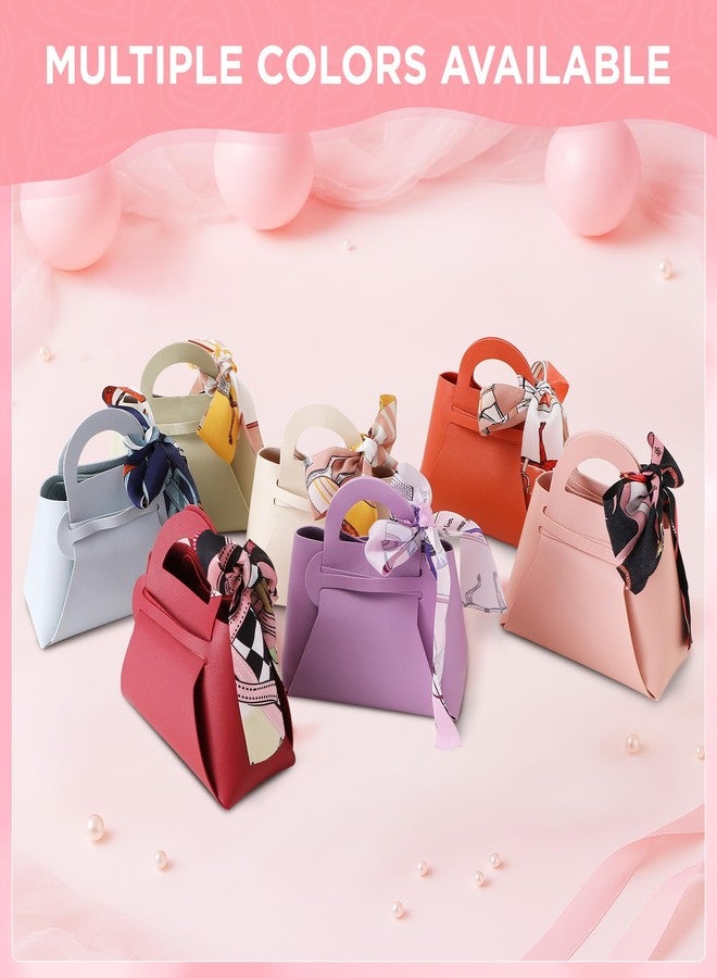Vane Oak Money Pull Box for Cash, Surprise Money Boxes with Ribbon Leather Mini Bags with 30 Pcs Transparent Bags for Birthday Party Christmas (Pink) - Image 4