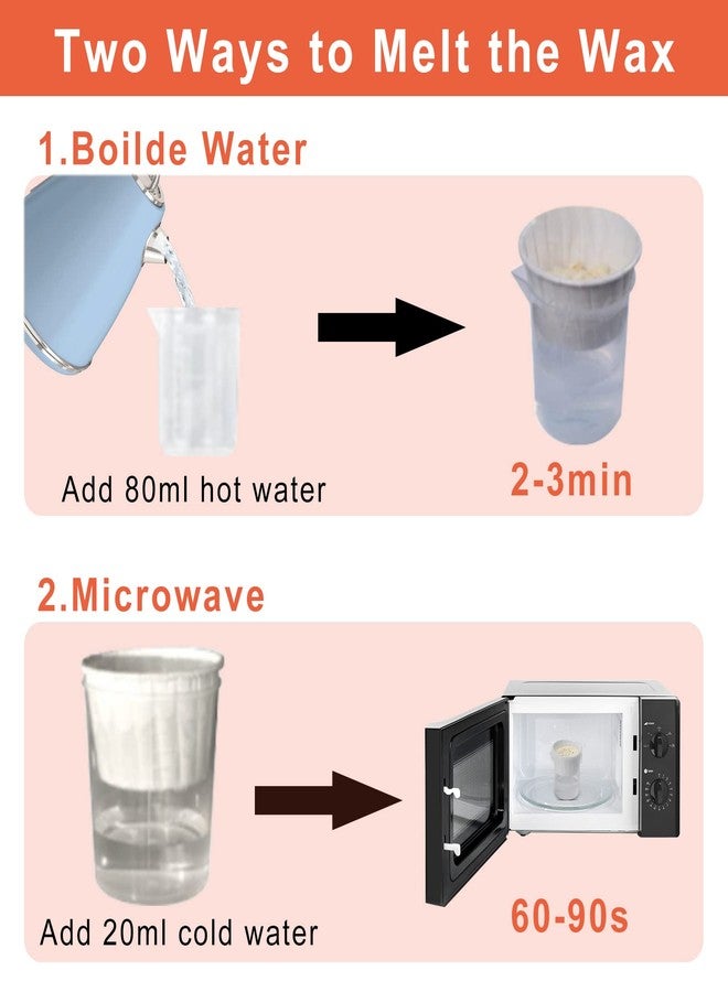 ANREACHO Nose & Ear Hair Wax Kit for Men & Women, 100g Wax with 20 Applicators, Safe Home Grooming Solution for Painless 15-20 Time Usage - Image 3