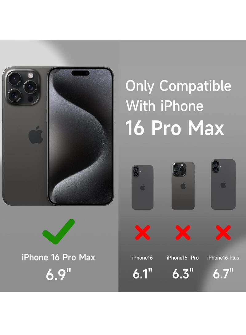 JAJEEK "New Soft Liquid Silicone Gel Case for iPhone 16 Pro Max – Full Body Shockproof Protection, Matte Finish & Soft Microfiber Lining (Black)" - Image 2