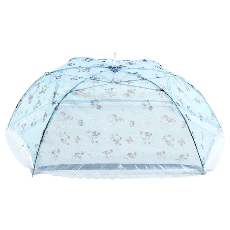FARMER KING MAT Umbrella Style Baby Mosquito Net | Full Cover Protection for 0-3 Years | Foldable, Breathable, Portable Baby Net for Newborns & Infants (Blue) - Image 1