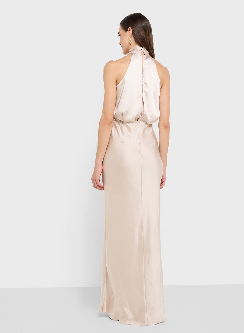 Style Cheat Halter Maxi Dress - Image 2