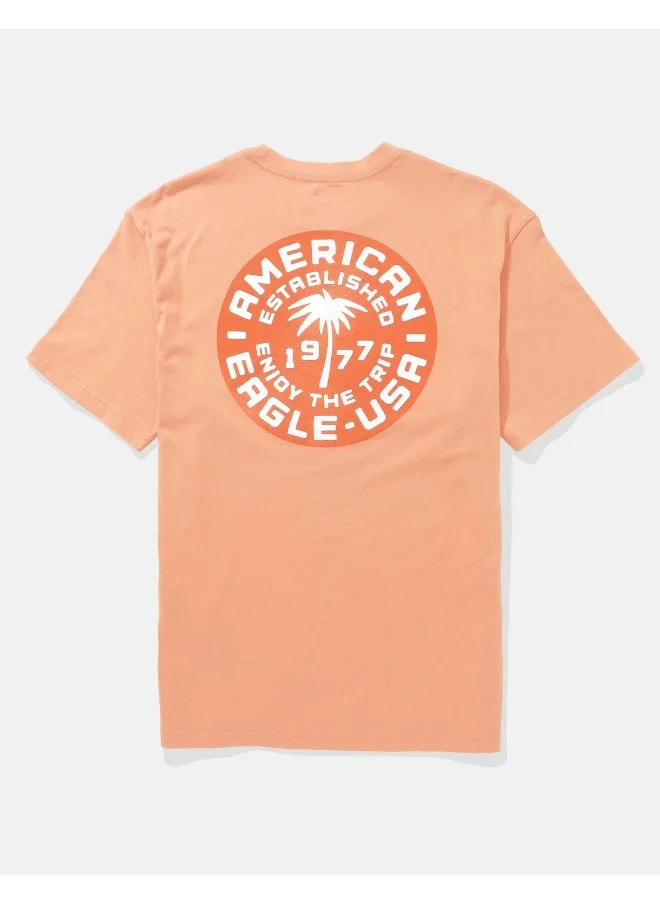 American Eagle Logo Crew Neck T-Shirt
