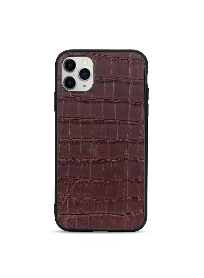 Case For iPhone 12 / 12 Pro Crocodile Texture Leather Protective Case - Image 2