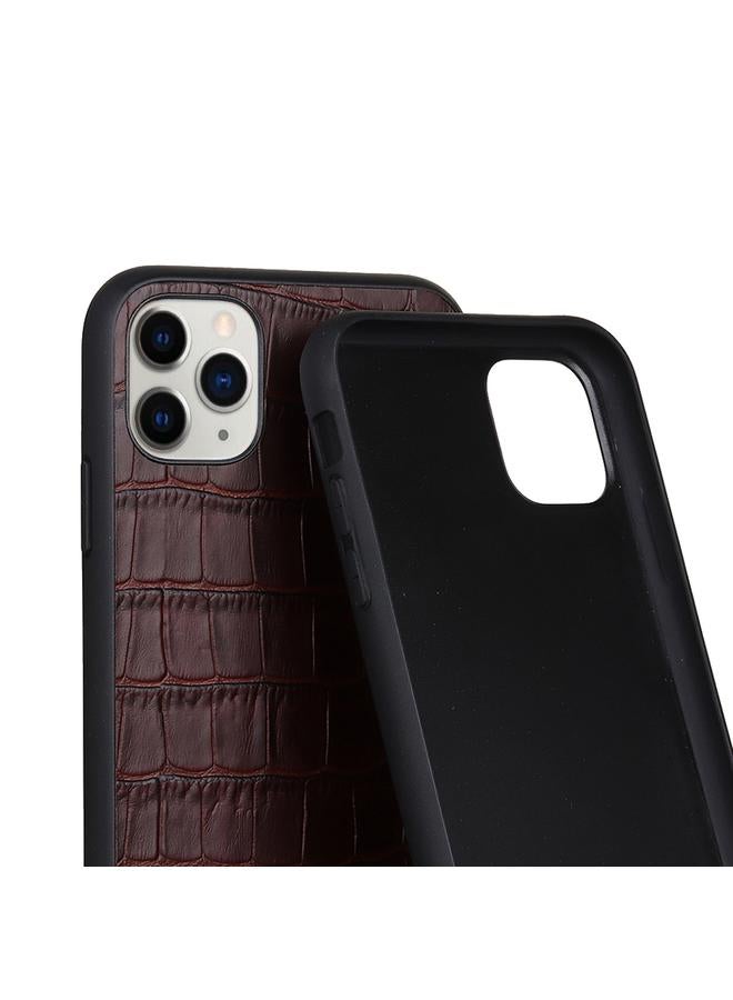 Case For iPhone 12 / 12 Pro Crocodile Texture Leather Protective Case - Image 5