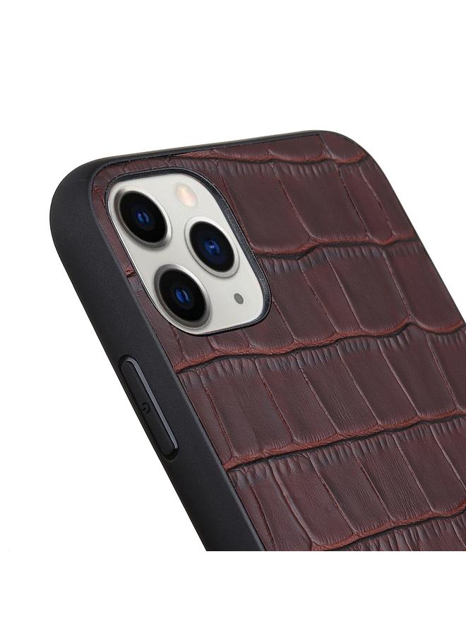 Case For iPhone 12 / 12 Pro Crocodile Texture Leather Protective Case - Image 3