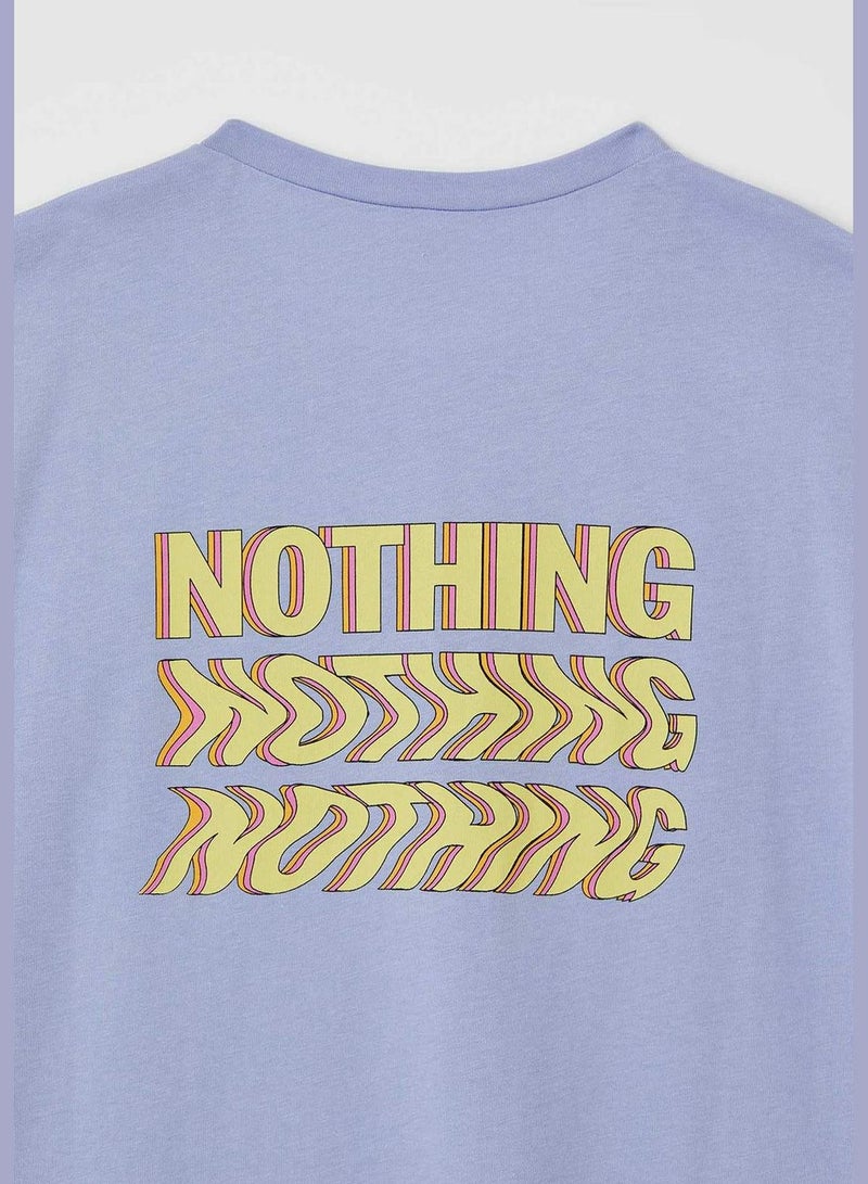 DeFacto Graphic Print T-Shirt Dress - Image 3