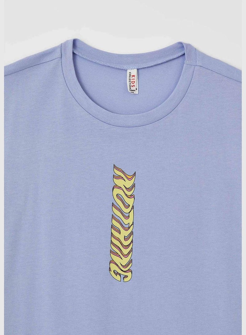 DeFacto Graphic Print T-Shirt Dress - Image 2