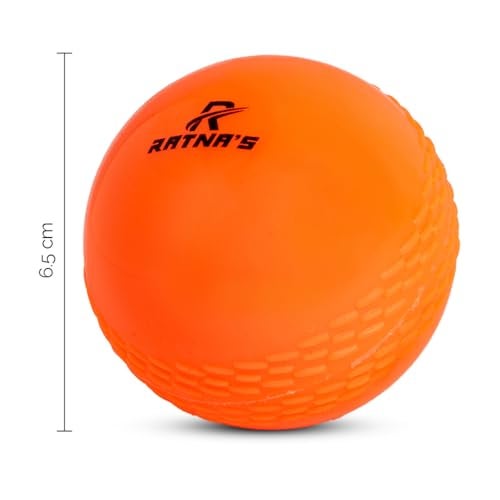 RATNA'S Synthetic Material Wind Ball 6 Pcs for Cricket, Soft Lightweight Balls with Realistic Colour Seam, for Kids 5+ Years, Multicolor - Image 3