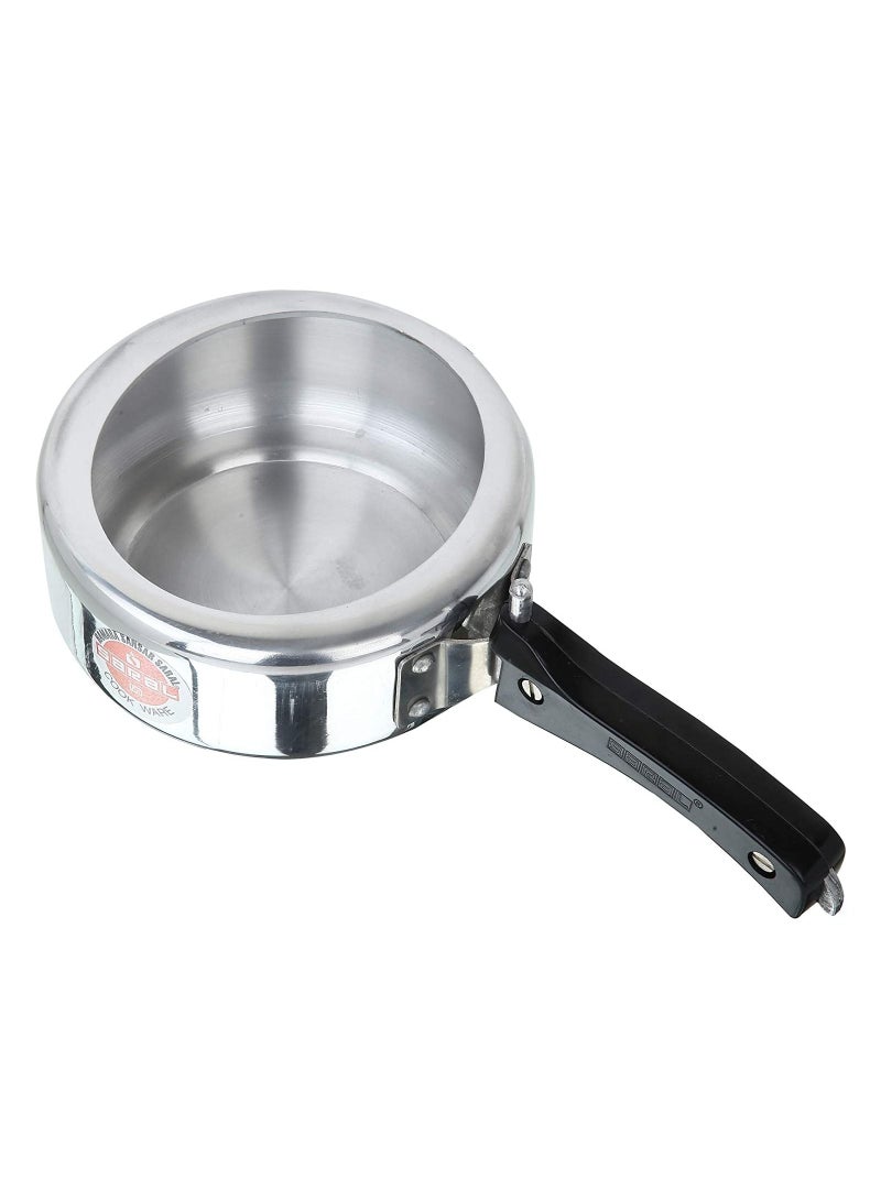 Saral Aluminum Pressure Cooker With Inner Lid Metallic 1.5L - Image 2